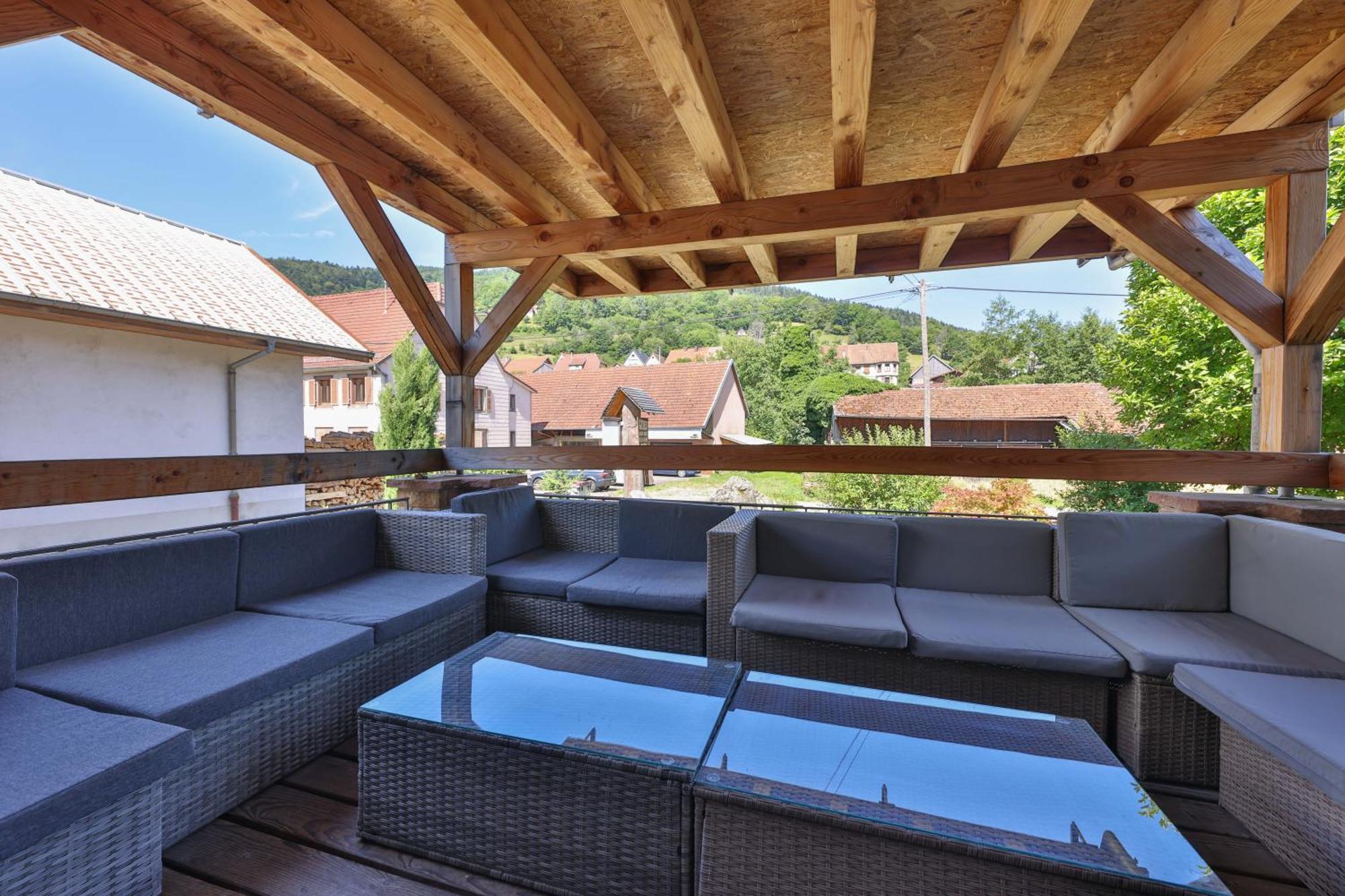 Locations Des 3 Sommets Avec Sauna Et Spa En Alsace Sondernach Eksteriør billede